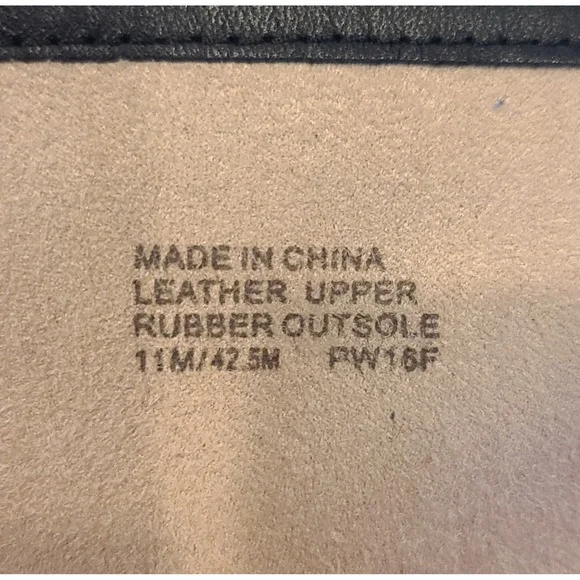 Michael Kors Black Leather 2 Buckle Mid Calf Boots Size 11 Block‎ Heel Moto - Picture 9 of 9